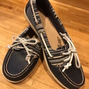 Sperry Firefish Denim Boat Shoes NWOT